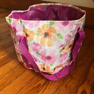 New Foldable Garden Bucket / Farmers Market Bag Waterproof Reinforced Handles